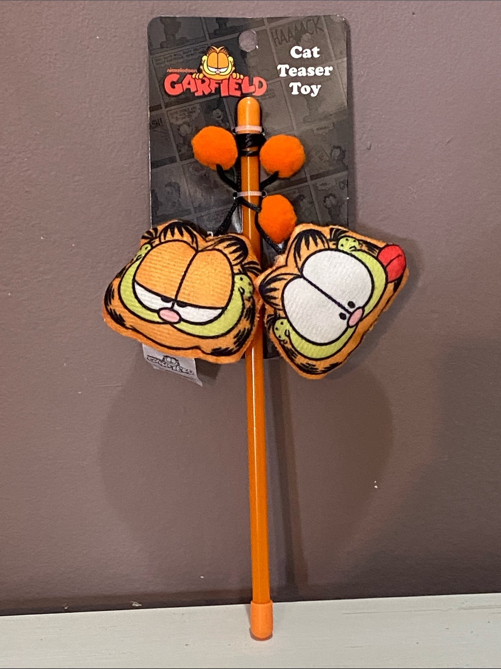 Garfield Cat Teaser Toy - Interactive Wand for Cats